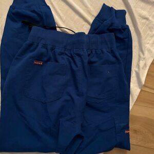 size small womens work wear scrub pants  blue  gently used